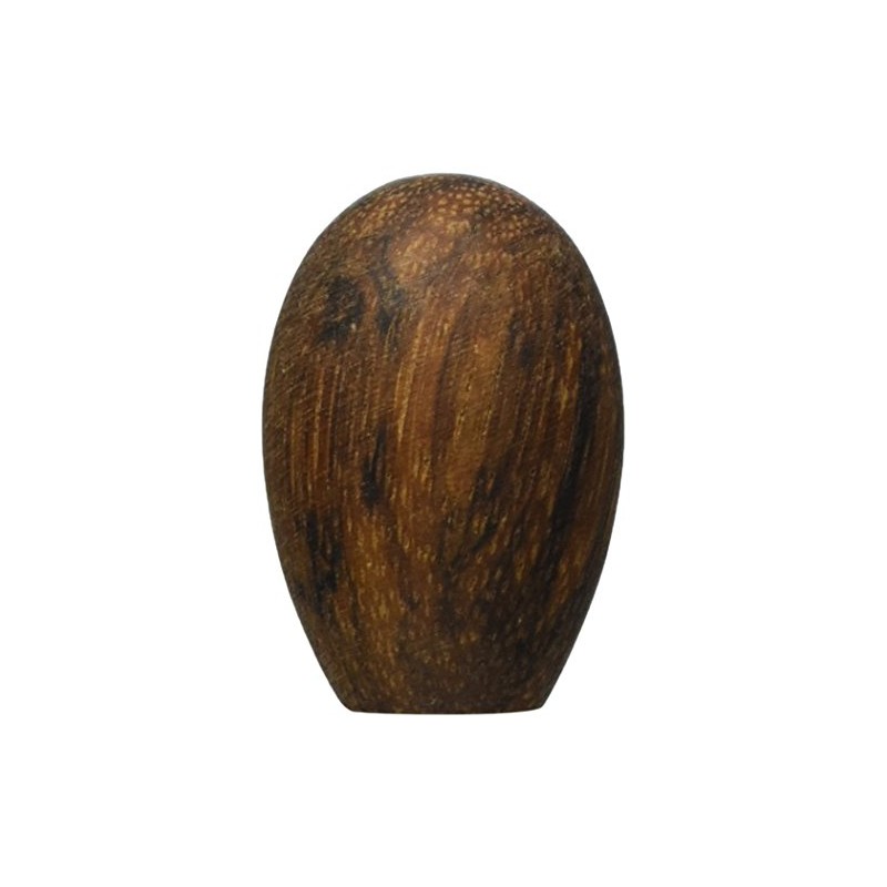 e+m Think Big Pencil Sharpener, Zebrano Natural Wood (2887-55)