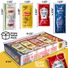 Grab-n-Go Condiment Packs - 50 Single Serve Pouches of Each: