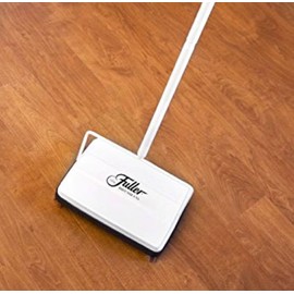 Fuller Brush 17028 Electrostatic Carpet & Floor Sweeper - 9" Cleaning Path - Lightweight - Ideal for Crumby Messes - Works On Carpets & Hard Floor Surfaces - Bright White