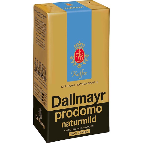 Dallmayr Prodomo ground Coffee Naturmild - 100% Arabica - 500 g, Dallmayr I Germany
