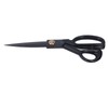 Sewing Scissors 10in Black High Manganese Steel Iron Ergonomic Curved