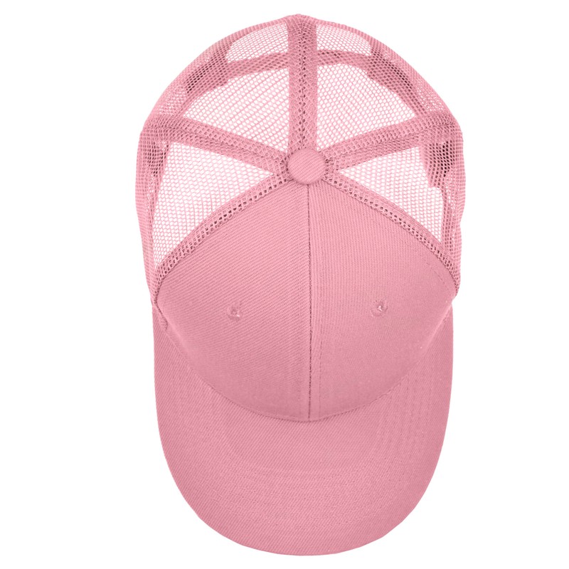 Gelante Mesh Trucker Baseball Cap Snapback Hat Structured Front Panel,
