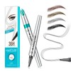 Eyebrow Pencil - Tattoo Eyebrow Pen with Fork Tip Long-lasting,Waterproof