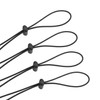 Oumers 4pc Bungee Goggle Strap Kit, Tapered End Swimming Goggle