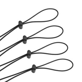 Oumers 4pc Bungee Goggle Strap Kit, Tapered End Swimming Goggle Straps for Swim Goggles