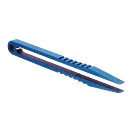 Housoutil 1pc Outdoor Portable Titanium Alloy Tweezers for Camping Survival Tool for Removal Mini Lightweight Design for Travel Comfortable Grip for -term Use