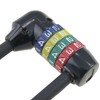 KATSU 4 Digit Combination Padlock Extra Long Shackle Zinc Alloy
