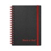 Black n' Red Notebook, Durable Poly Cover, Premium Optik Paper,