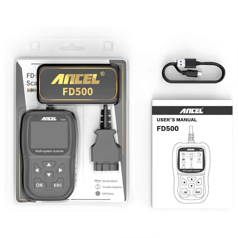 ANCEL FD500 OBD2 Scanner Code Reader For Ford Full System