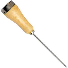 Steel Ice Pick, Ice Picks Tools, Stainless Steel for Breaking, Single Fork Wood Handle, for Breaking, Best Carving Tools