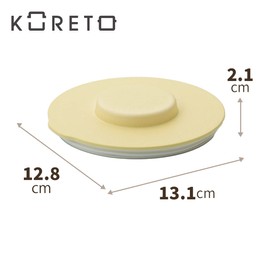 Tenma Bento Box, Coleto Lunch Pot, Lid, Ceramic Style, 5.1 x 5.0 x 0.8 inches (13.1 x 12.8 x 2.1 cm)