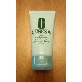 Clinique 7 Day Scrub Cream Rinse-Off Formula Large Travel Size 2.5 oz New No Box