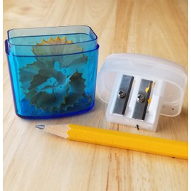 Back to School Supplies (Spiral Notebook, Composition Book, Pencils, Ink Pens, Erasers, Pencil Sharpener, Scissors, Tissue (18 Items) (Bundle)