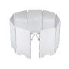 Mintice 9 Plate Outdoor Aluminium Wind Protection Foldable Windscreen Camping