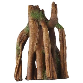 GetCoupon Aquarium Resin Tree Trunk Ornament, Lifelike Driftwood Decor, Length Assorted Branches Sunken Tree Trunk Resin Fish Tank Decoration