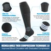 NEENCA Compression Socks for Women&Men, 20-30mmHg Knee-High Graduated Socks for