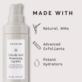 Naturium Gel Resurfacing Ácido Glicólico 10% - 3.3 Oz