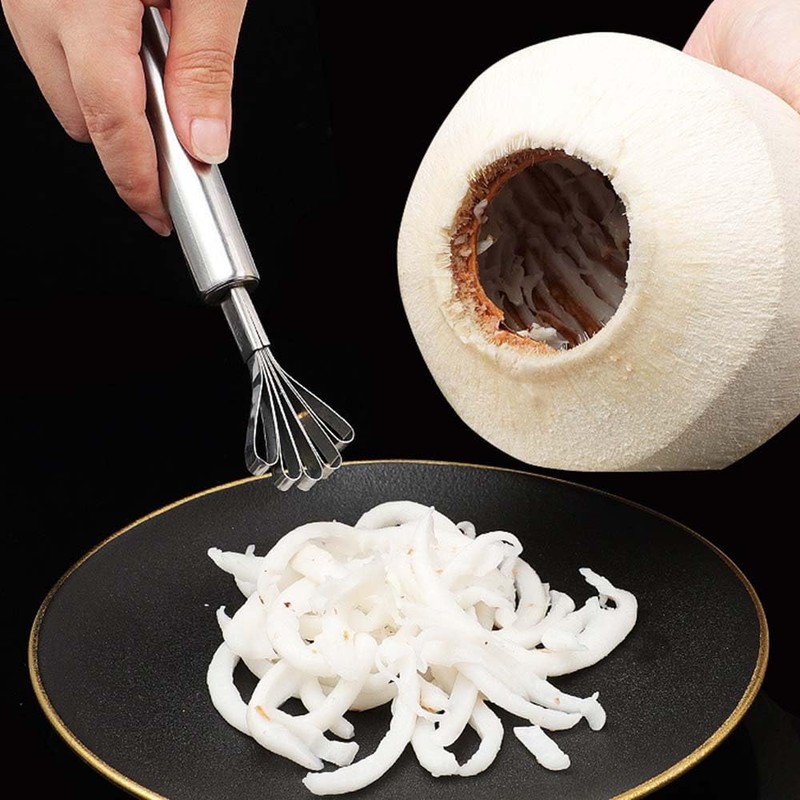 Coconut Grater Stainless Steel Coconut Scraper Coconut Grater Fish Scraper