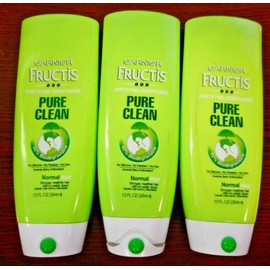 Garnier LOT OF 3 GARNIER FRUCTIS PURE CLEAN FORTIFYING CONDITIONER 13.0fl oz EACH