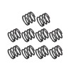 TA-VIGOR 10Pcs Extended Compressed Spring, 1.2mm Wire Dia, 12mm OD,