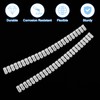 sourcing map 100Pcs 0.21"x0.46" Hinge Dowels, Plastic Dowel Insert for