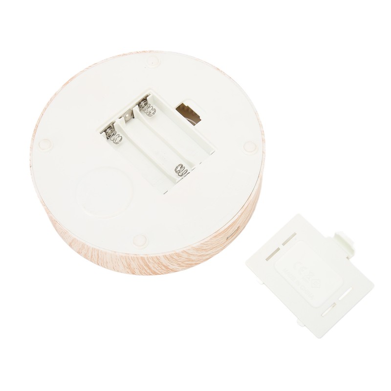 Wood Light Display Base 360 Degree Rotation Beech Grain Colorful