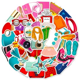 Dopamine Stickers for Laptop (50 PCS),Gift for Children Teens Adults Girl Boys,Waterproof Stickers for Water Bottle,Dopamine Vinyl Stickers for Scrapbook,Skateboard,Bike,Phone,Dairy