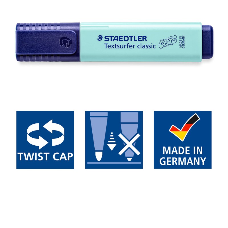 STAEDTLER Textsurfer Classic 364 364 C-505 Pastel Highlighter Highlighters High