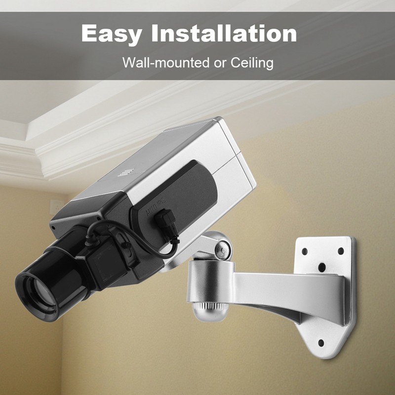 Bullet Dummy Fake Surveillance Security Camera Auto Movement Dummy Camera