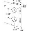 Prime-Line U 9559 Brass Lock and Door Reinforcement Plate for