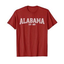 Classic Alabama Print Retro Varsity Vintage AlaBAMA T-Shirt