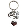 Love Heart Keyring Sister In Law Gem Charm Pendant