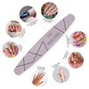 MANI KING 25pcs Professional Nail File Ellipse 100/180 Grey Heavy