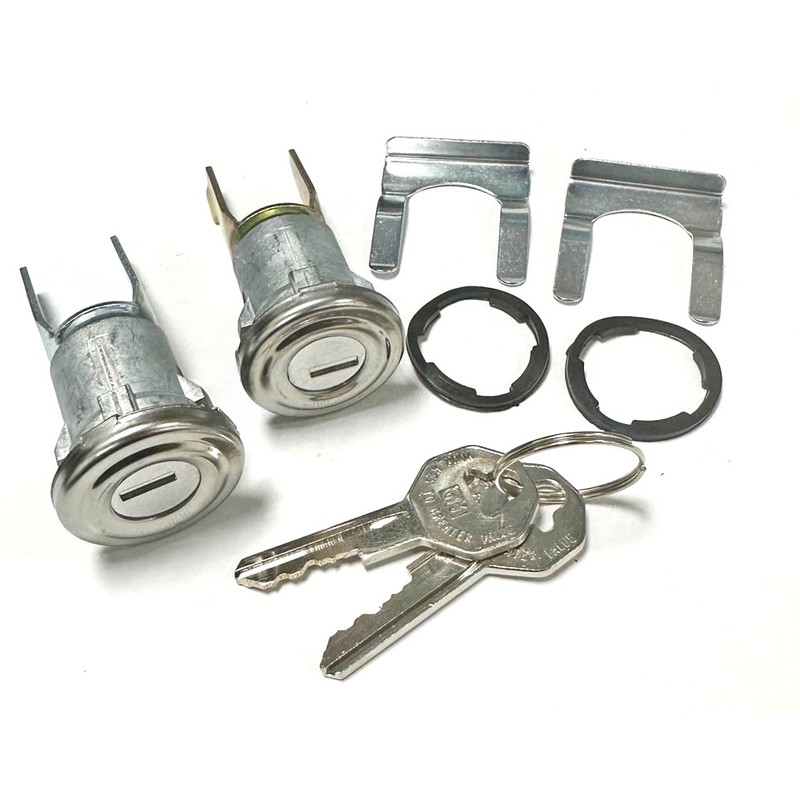 Buick 1955-1958 cerradura de maletero con 2 llaves GM auténticas