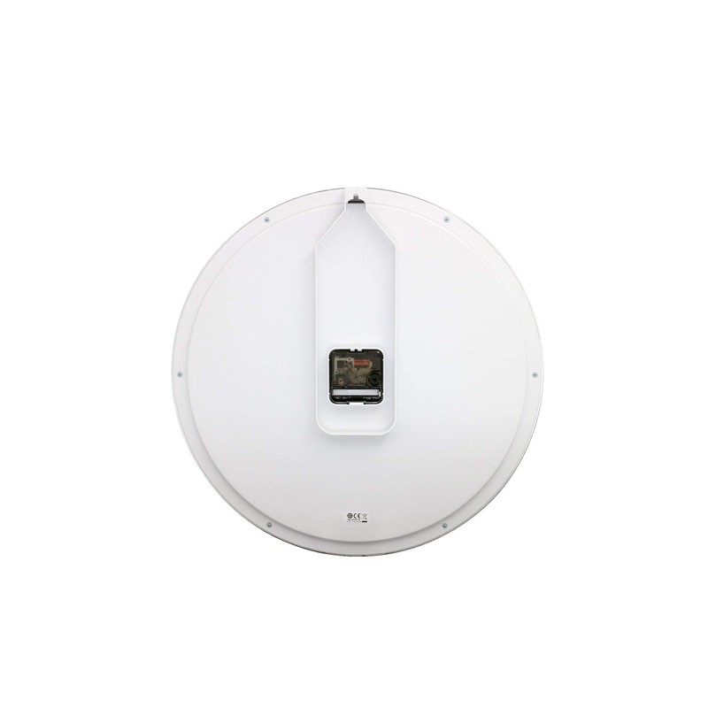 SEIKO Classic Numbered Wall Clock, Silver