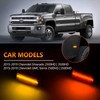 POPMOTORZ LED Dually Fender Side Marker Lights Rear Bed Side