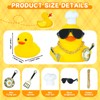 Jyeennar Jeeps Ducks for Ducking, Car Dashboard Decorations Rubber Ducks,