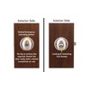 Copper Creek EK2030SS Egg Door Knob, Privacy Function, 1 Pack,