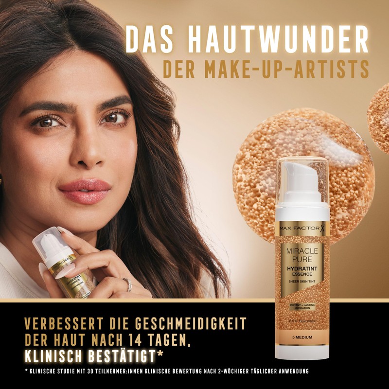 Max Factor Miracle Pure Hydratint Essence Moisturising Makeup with Light