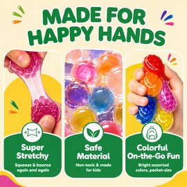 MLRUQRX 10 Pezzi Palline Antistress Squishy - Regalini Fine Festa Compleanno e Gadget Compleanno Bambini, Taba Squishy e Pallina Antistress Mano Terapia per Adulti