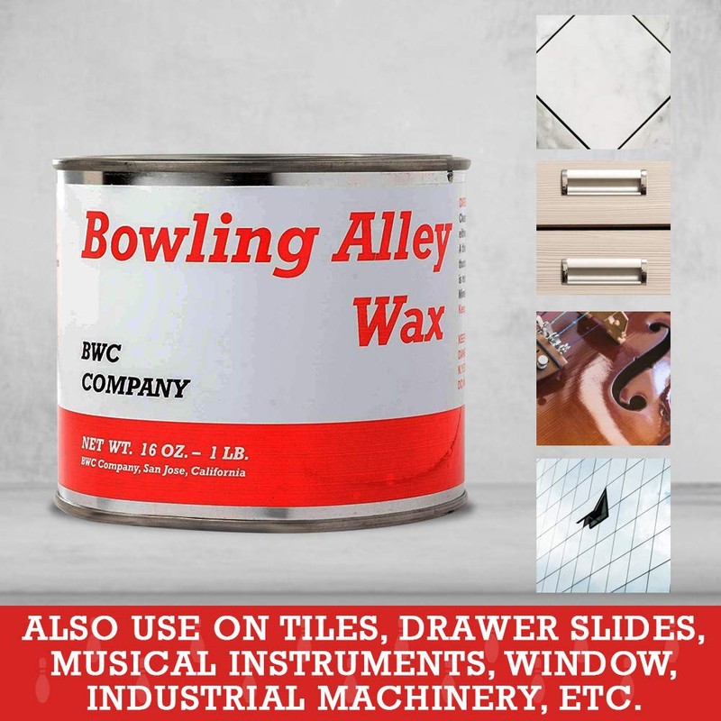 BWC Company, Bowling Alley Wax, Clear Paste, 16 oz. Can