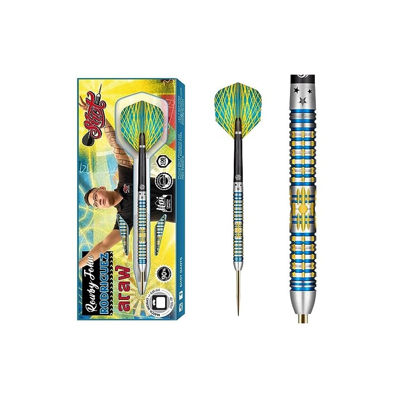 Shot Rowby-John Rodriguez Araw 90% Steel Tip Darts 22 g
