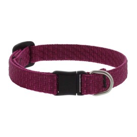 Breakaway Cat Collar by Lupine ECO Collection 1/2" Wide Berry adjusts 8-12"