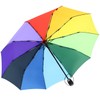 iX-brella Extra Stable Umbrella 10-Piece Automatic Open-Close Rainbow Colourful, rainbow,