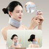 New 2nd generation upgraded ultra-light neck protector breathable turtle neck correct posture cervical spine protection Neck brace gray/L 2ea