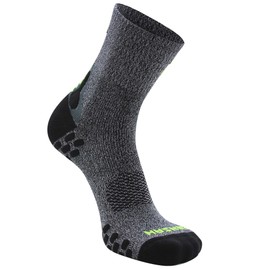 Zensah Calcetines para Correr con Puntos 3D, cómodos Calcetines antiampollas, Absorbe la Humedad, Calcetines Deportivos para Hombres y Mujeres, Gris Heather, Mediano