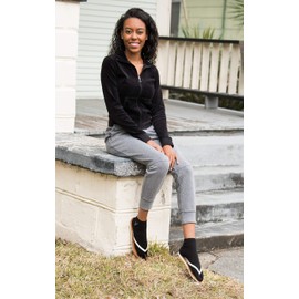 V-Toe Thick Flip-Flop Tabi Split Toe Cotton Socks for Men & Women Japanese Toes Separated Ankle Size Casual Thinner Breathable Black-V 4 Pack