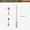 HARFINGTON H1/8 Hex Head Screwdriver Bit 1/8" Flat Tip 1/4"