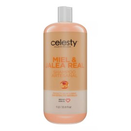 Celesty Shampoo Artesanal De Miel Orgánica Jalea Real 1lt Celesty