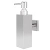 Wall Mounted Stainless Steel Square Manual Hand Liquid Soap Lotion